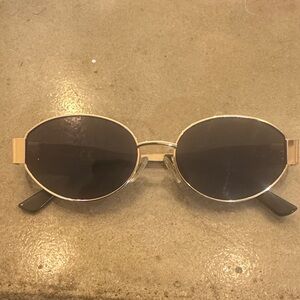 SOJOS gold and black sunglasses